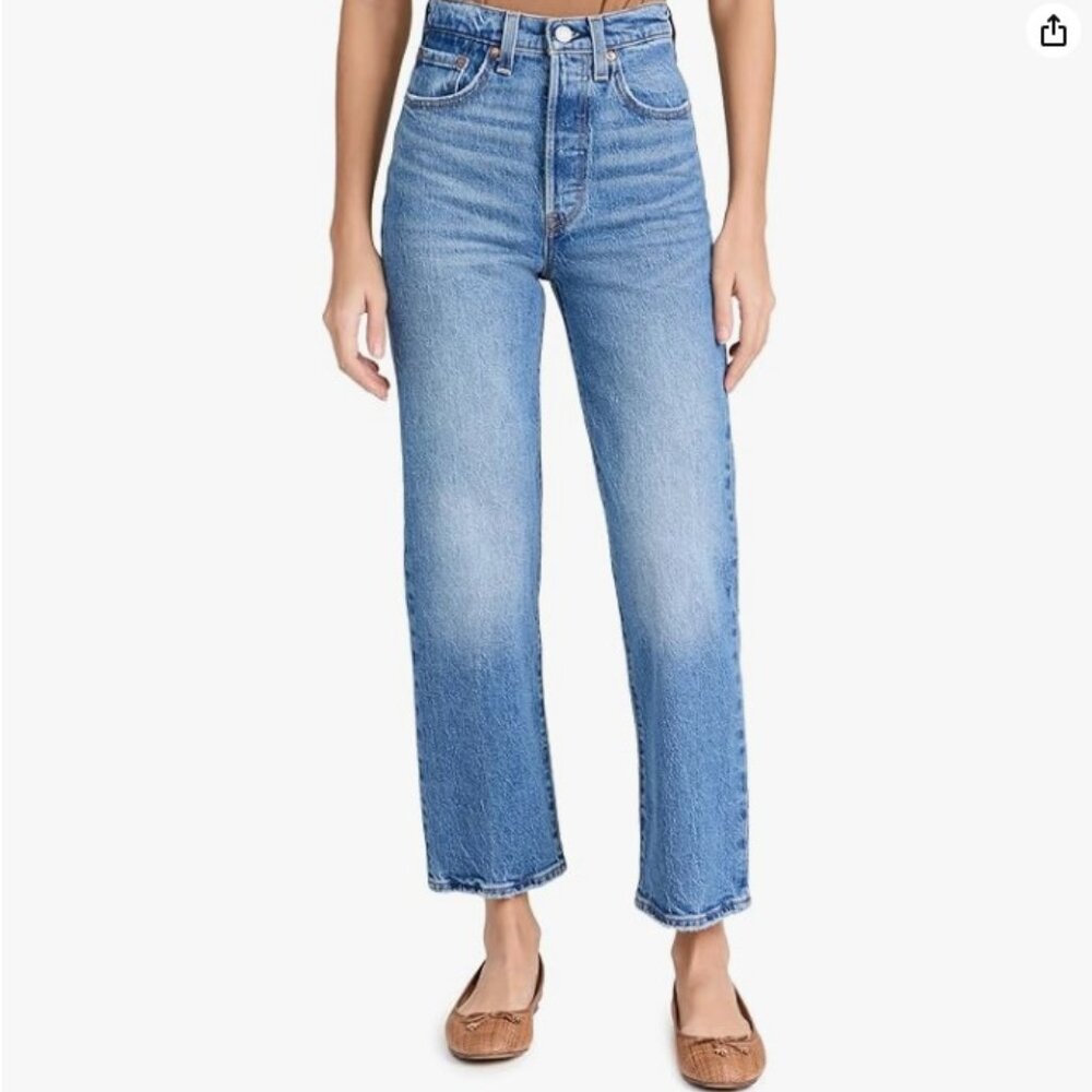 Levi's Premium Ribcage Straight Ankle Jeans Size 27